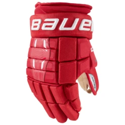 Bauer Pro Series Gloves - SENIOR -Hockey Shop Online Bauer Pro Series Gloves Red