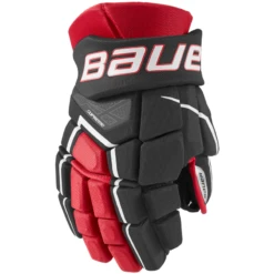 Bauer Supreme 3S Pro Gloves - SENIOR -Hockey Shop Online Bauer Supreme 3S Pro Gloves Black Red