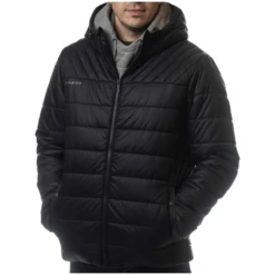 Bauer Supreme Hooded Puffer Black Jacket