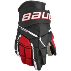 Bauer Supreme M5 Pro Gloves - SENIOR 12 Bauer Supreme M5 Pro Gloves - SENIOR -Hockey Shop Online Bauer Supreme M5 Pro Gloves BlackRed