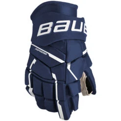 Bauer Supreme M5 Pro Gloves - SENIOR 9 Bauer Supreme M5 Pro Gloves - SENIOR -Hockey Shop Online Bauer Supreme M5 Pro Gloves Navy