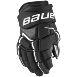 Bauer Supreme UltraSonic Gloves - SENIOR -Hockey Shop Online Bauer Supreme Ultra Sonic Gloves Black White