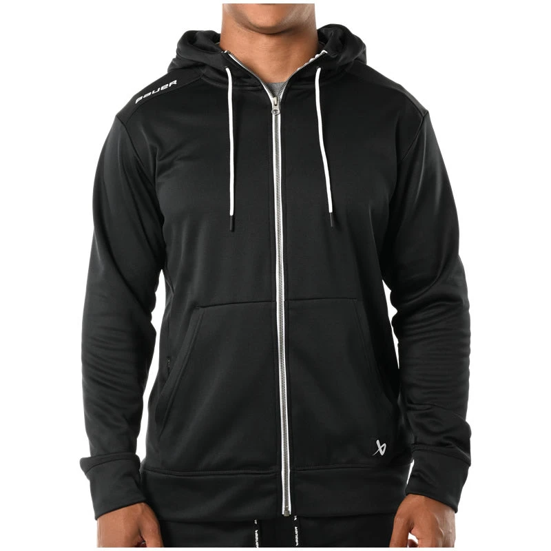 Bauer Team Fleece Black Zip Hoodie 1 Bauer Team Fleece Black Zip Hoodie
