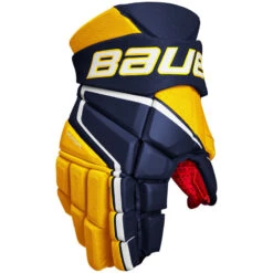 Bauer Vapor 3X Gloves - INTERMEDIATE -Hockey Shop Online Bauer Vapor 3X Gloves NavyGold