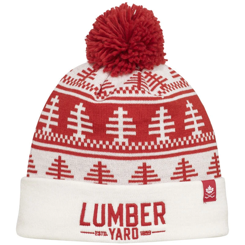 CCM Holiday Lumber Yard Pom Knit Beanie 1 CCM Holiday Lumber Yard Pom Knit Beanie