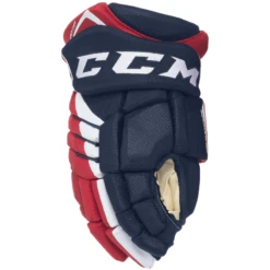 CCM JetSpeed FT4 Gloves - SENIOR -Hockey Shop Online CCM JetSpeed FT4 Gloves Navy Red White