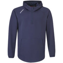 CCM Premium Tech Fleece Navy 1/4 Zip Hoodie