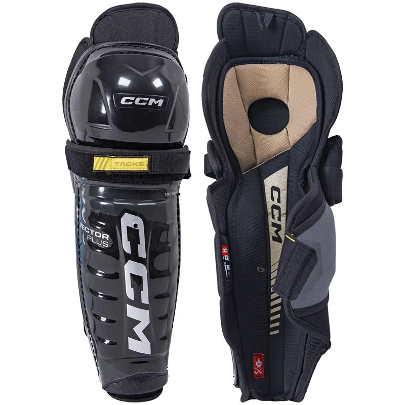 CCM Tacks Vector Plus Shin Guards - JUNIOR 1 CCM Tacks Vector Plus Shin Guards - JUNIOR