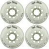 Labeda Addiction White Inline Hockey Wheels (4 Pack)